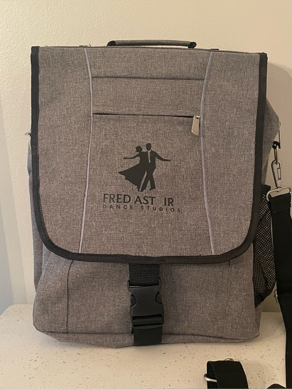 Fred Astaire Gray Dance Studio Backpack